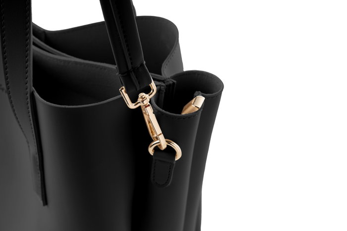 Lucky Bees Bolso de Mano Negro
